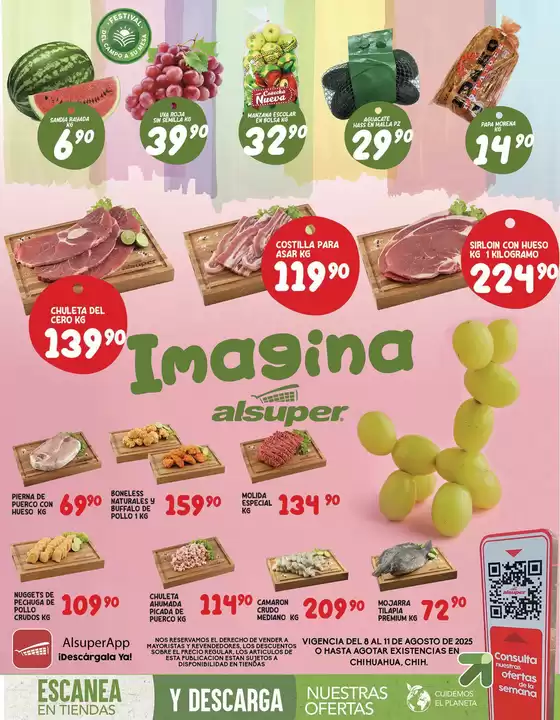 Catálogo Alsuper en Dzitbalché | Alsuper CHIHUAUHA-ESTADO | 2025-08-08T00:00:00.000Z - 2025-08-11T00:00:00.000Z