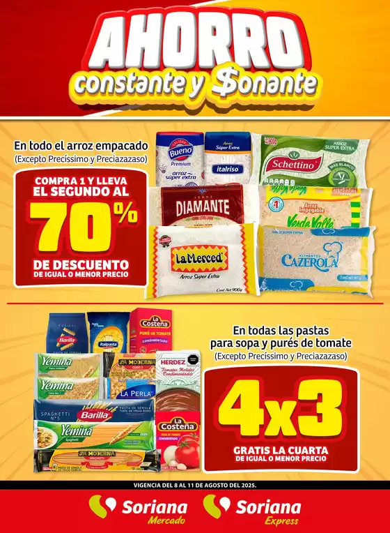 Catálogo Soriana Express en Hecelchakán | Excelente oferta para cazadores de gangas | 2025-08-11T00:00:00.000Z - 2025-08-11T00:00:00.000Z
