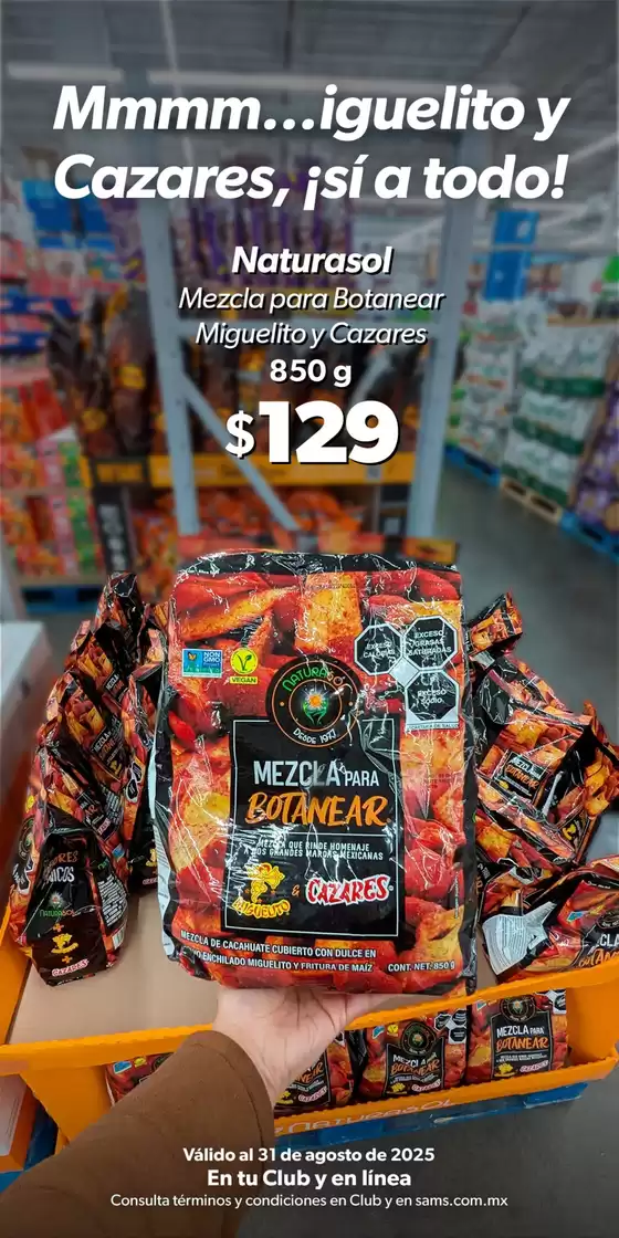 Catálogo Sam's Club en Hecelchakán | Ofertas y promociones actuales | 2025-08-10T00:00:00.000Z - 2025-08-31T00:00:00.000Z