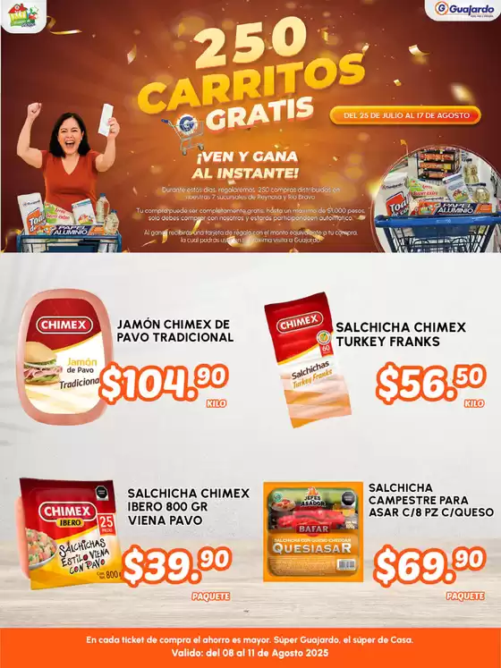 Catálogo Guajardo en Hecelchakán | Gangas y ofertas actuales | 2025-08-08T00:00:00.000Z - 2025-08-11T00:00:00.000Z