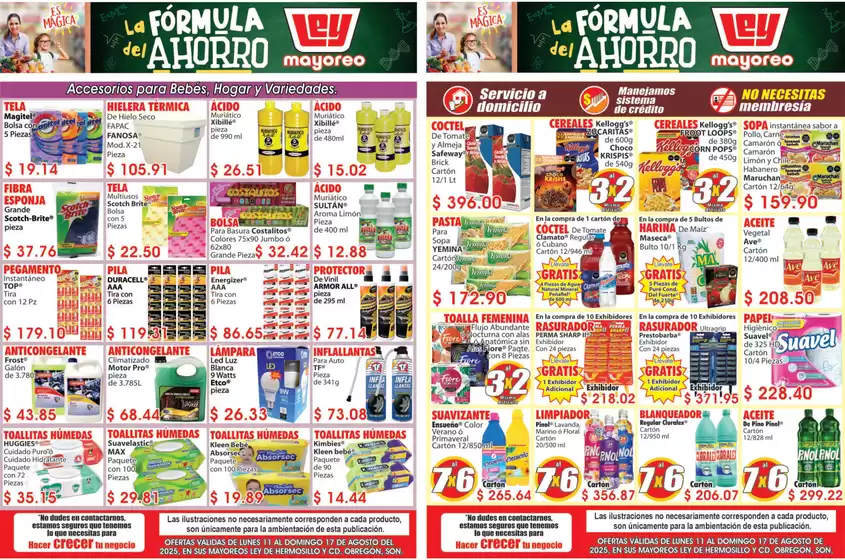 Gran variedad de ofertas