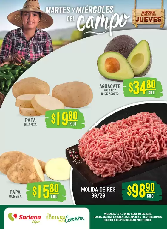 Catálogo Soriana Súper en Tecate | Ofertas y gangas exclusivas | 2025-08-12T00:00:00.000Z - 2025-08-14T00:00:00.000Z