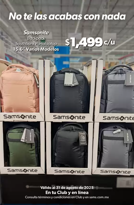 Catálogo Sam's Club en Villahermosa | Nuestras mejores ofertas para ti | 2025-08-12T00:00:00.000Z - 2025-08-31T00:00:00.000Z