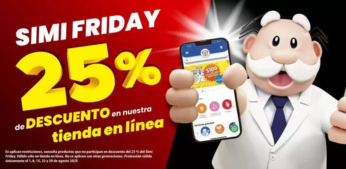 Simi friday 25% de descuento