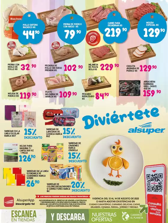 Catálogo Alsuper en Xonacatlán | Alsuper CHIHUAHUA-ESTADO | 2025-08-12T00:00:00.000Z - 2025-08-14T00:00:00.000Z