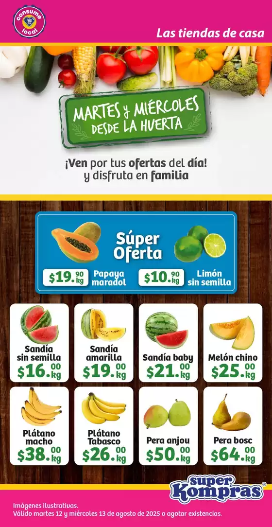 Catálogo Super kompras en Xonacatlán | Gangas exclusivas | 2025-08-12T00:00:00.000Z - 2025-08-13T00:00:00.000Z
