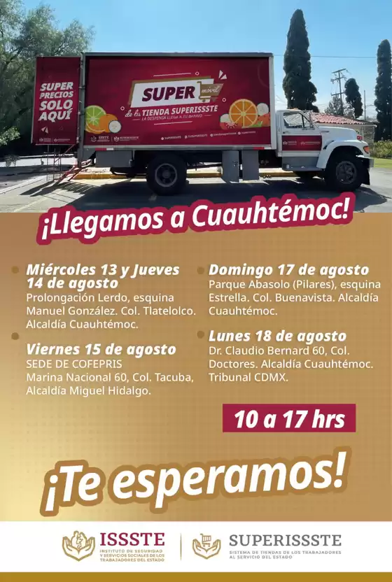 Catálogo SuperISSSTE en Tekit | Ofertas para cazadores de gangas | 2025-08-13T00:00:00.000Z - 2025-08-18T00:00:00.000Z