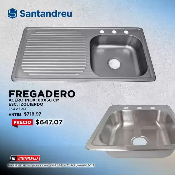 Catálogo Santandreu en Naucalpan (México) | Promo | 2025-08-14T00:00:00.000Z - 2025-08-31T00:00:00.000Z