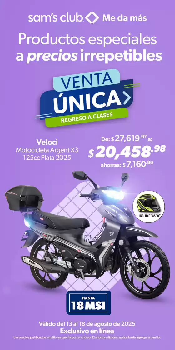 Catálogo Sam's Club en León | Ofertas principales para todos los cazadores de gangas | 2025-08-13T00:00:00.000Z - 2025-08-18T00:00:00.000Z