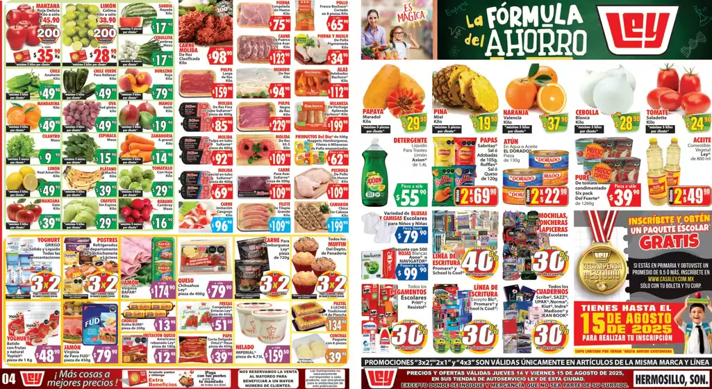 Catálogo Casa Ley en Hermosillo | Gran variedad de ofertas | 2025-08-14T00:00:00.000Z - 2025-08-15T00:00:00.000Z
