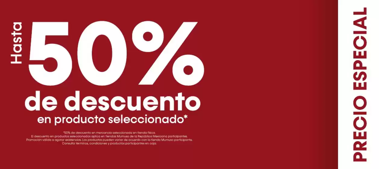 50% de descuento