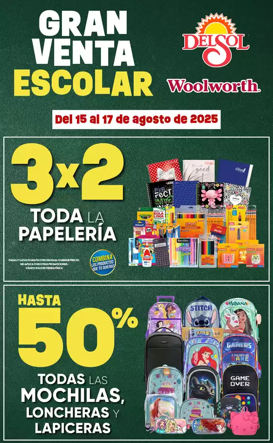 Catálogo Woolworth en Heróica Puebla de Zaragoza | GRAN VENTA ESCOLAR - Back To School 2025 | 2025-08-15T00:00:00.000Z - 2025-08-17T00:00:00.000Z