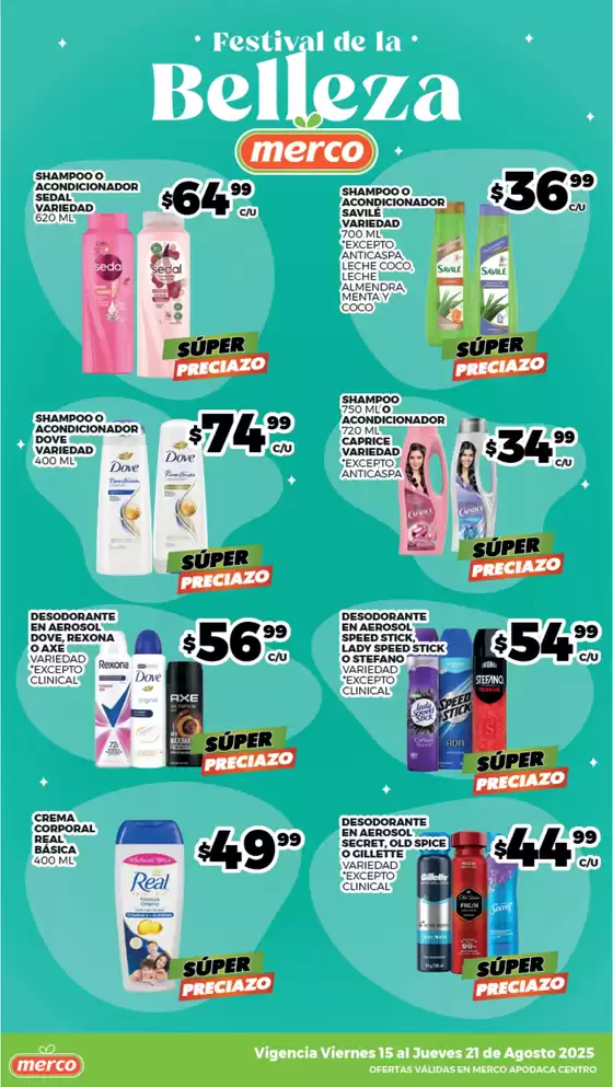 Folleto semanal del 15 al 21 Agosto Apodaca Centro