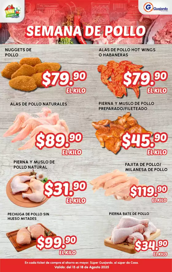 Catálogo Guajardo en Villahermosa | Ofertas especiales atractivas para todos | 2025-08-15T00:00:00.000Z - 2025-08-18T00:00:00.000Z