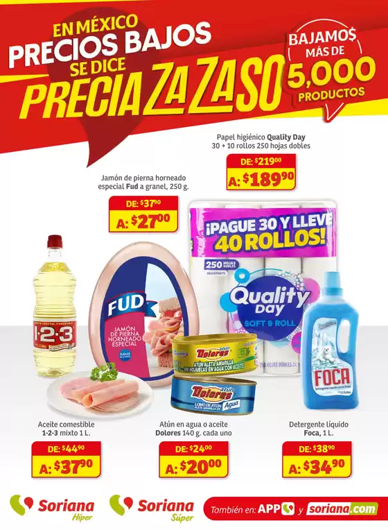 Catálogo Soriana Híper en Villahermosa | Preciazazaso Híper: Camp, Chia, Oax, Q. Roo, Tab, Yuc | 2025-08-15T00:00:00.000Z - 2025-08-27T00:00:00.000Z
