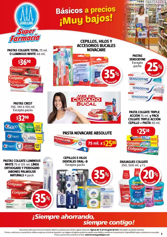 Catálogo Farmacias Guadalajara en Reynosa | Boletin  | 2025-08-18T00:00:00.000Z - 2025-08-31T00:00:00.000Z