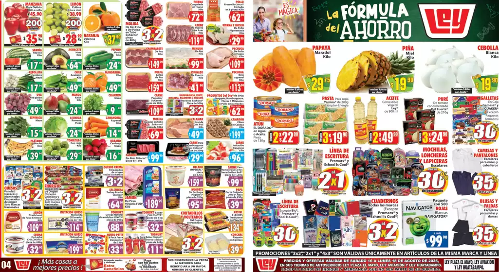 Catálogo Casa Ley en Coahuayana de Hidalgo | Ahorra ahora con nuestras ofertas | 2025-08-16T00:00:00.000Z - 2025-08-18T00:00:00.000Z
