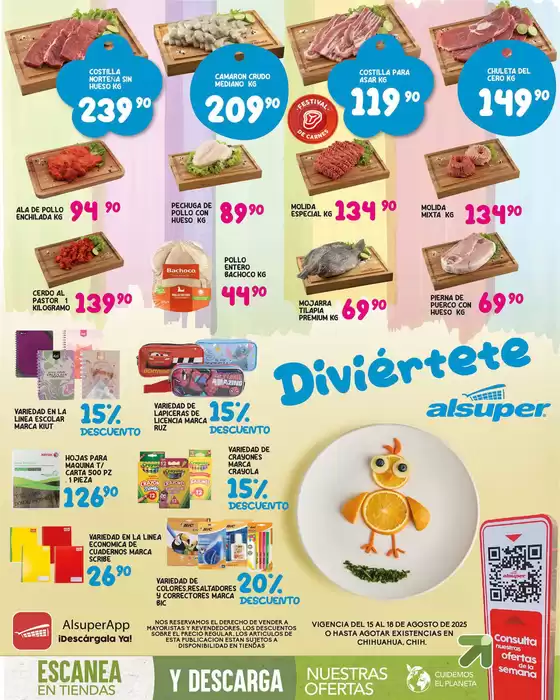 Catálogo Alsuper en El Naranjo | Alsuper CHIHUAHUA-CIUDAD | 2025-08-15T00:00:00.000Z - 2025-08-18T00:00:00.000Z