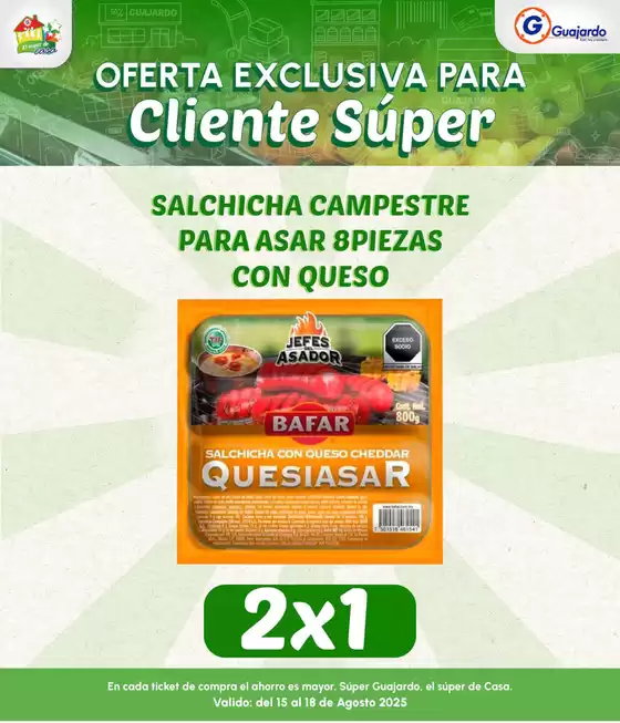 Catálogo Guajardo en Minatitlán (Veracruz) | Ofertas principales para todos los cazadores de gangas | 2025-08-15T00:00:00.000Z - 2025-08-18T00:00:00.000Z