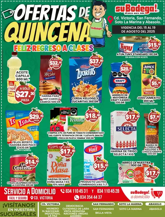 Catálogo SuBodega | Ofertas principales para todos los clientes | 2025-08-15T00:00:00.000Z - 2025-08-19T00:00:00.000Z