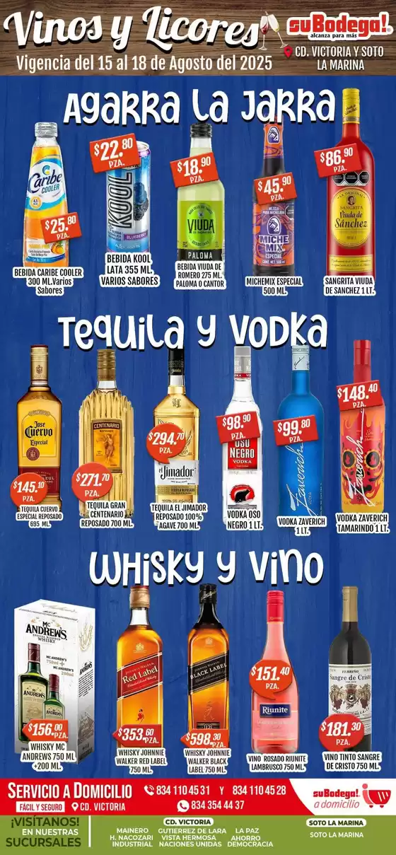 Catálogo SuBodega | Ofertas y promociones actuales | 2025-08-15T00:00:00.000Z - 2025-08-18T00:00:00.000Z