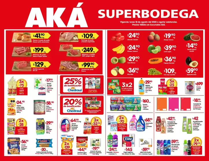 Catálogo AKÁ Superbodega en Sain Alto | Ofertas AKÁ Superbodega | 2025-08-18T00:00:00.000Z - 2025-08-18T00:00:00.000Z