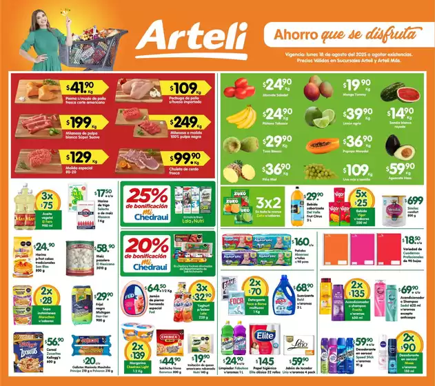 Catálogo Arteli en Moyahua de Estrada | Nuestras mejores ofertas para ti | 2025-08-18T00:00:00.000Z - 2025-08-18T00:00:00.000Z