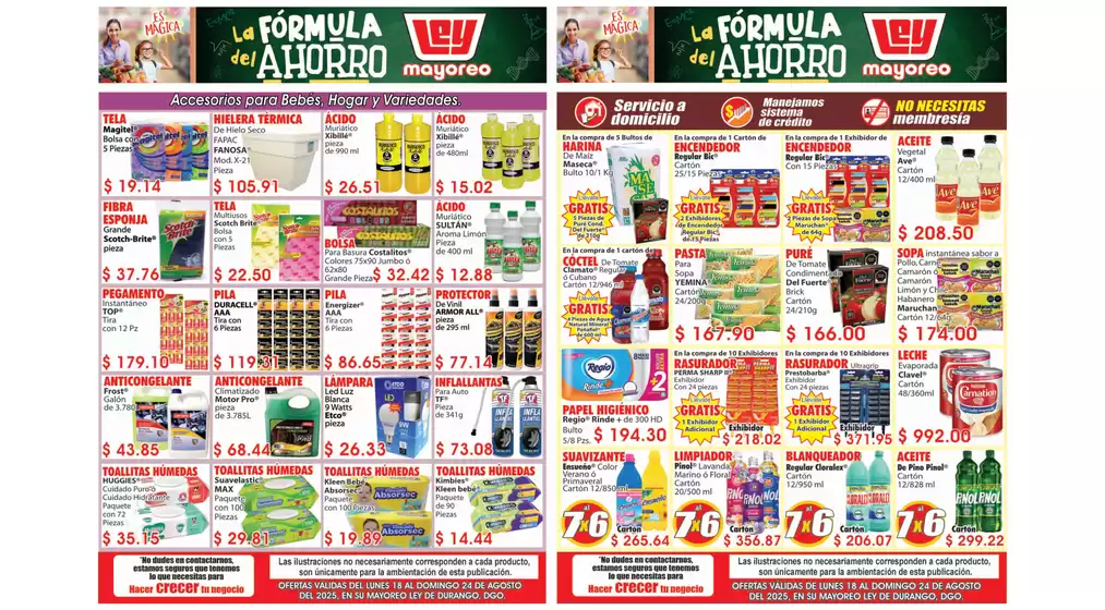 Catálogo Casa Ley en Uruapan | Ofertas Mayoreo Casa Ley | 2025-08-18T00:00:00.000Z - 2025-08-24T00:00:00.000Z