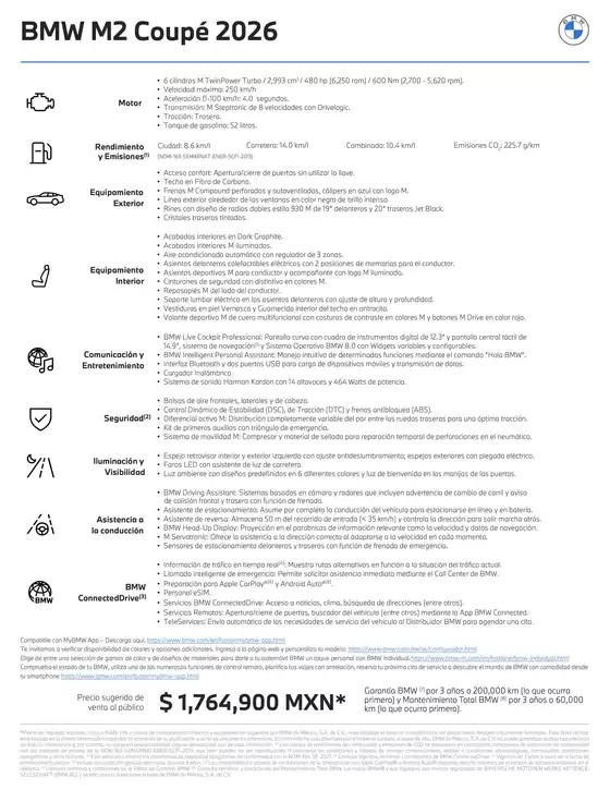 BMW FICHA TECNICA M2 V6.pdf.coredownload