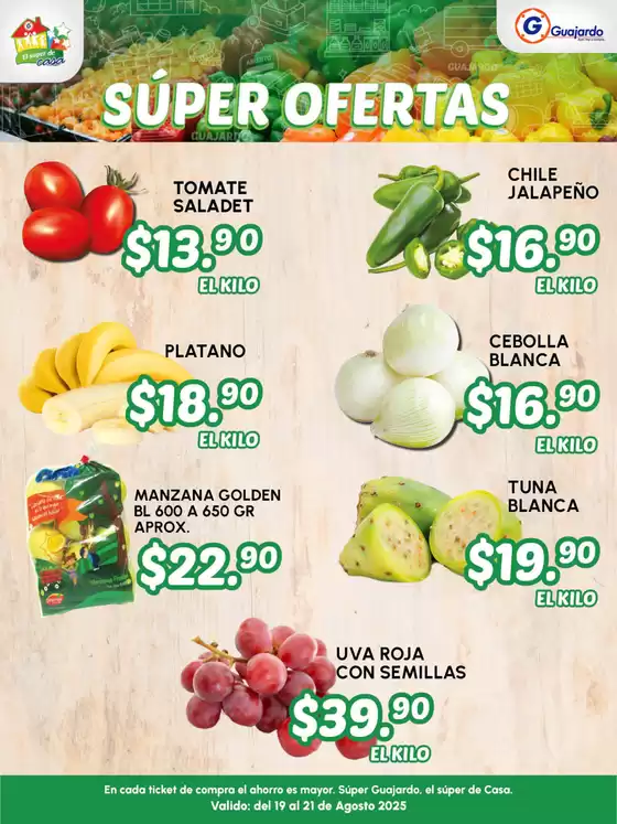 Catálogo Guajardo en Ciudad Cuauhtémoc (Chihuahua) | Ofertas Guajardo | 2025-08-19T00:00:00.000Z - 2025-08-21T00:00:00.000Z
