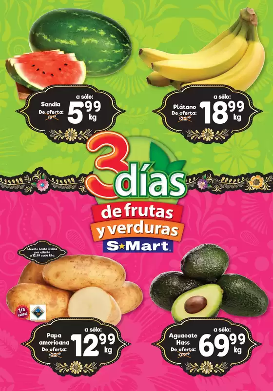 Catálogo S-Mart en Santa Ana Xalmimilulco | Catálogo S-Mart | 2025-08-19T00:00:00.000Z - 2025-08-21T00:00:00.000Z