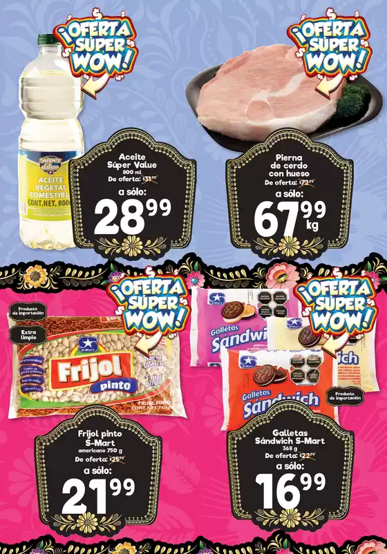 Catálogo S-Mart en Santa Ana Xalmimilulco | Grandes descuentos en productos seleccionados | 2025-08-19T00:00:00.000Z - 2025-08-21T00:00:00.000Z
