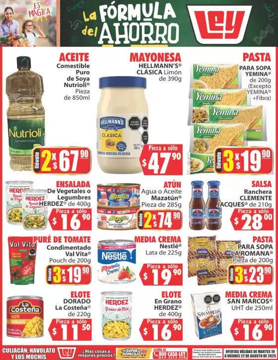 Catálogo Casa Ley en Benito Juárez (CDMX) | Descuentos y promociones | 2025-08-19T00:00:00.000Z - 2025-08-22T00:00:00.000Z