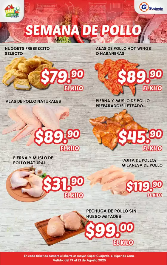 Catálogo Guajardo en Hualahuises | Ofertas principales y descuentos | 2025-08-19T00:00:00.000Z - 2025-08-21T00:00:00.000Z