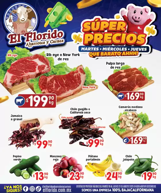 Catálogo El Florido en Tijuana | Ofertas El Florido | 2025-08-19T00:00:00.000Z - 2025-08-21T00:00:00.000Z