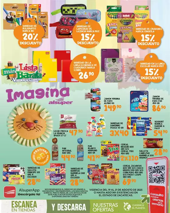 Catálogo Alsuper en Torreón | Alsuper ZACATECAS | 2025-08-19T00:00:00.000Z - 2025-08-21T00:00:00.000Z