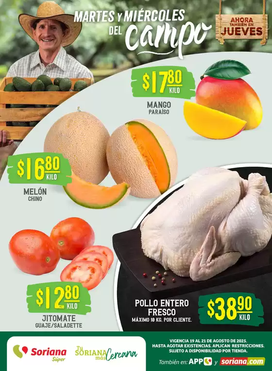 Catálogo Soriana Súper en Naucalpan (México) | Ofertas principales y descuentos | 2025-08-20T00:00:00.000Z - 2025-08-21T00:00:00.000Z