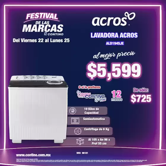 Catálogo Contino en Tula de Allende | Ofertas exclusivas para nuestros clientes | 2025-08-22T00:00:00.000Z - 2025-08-25T00:00:00.000Z