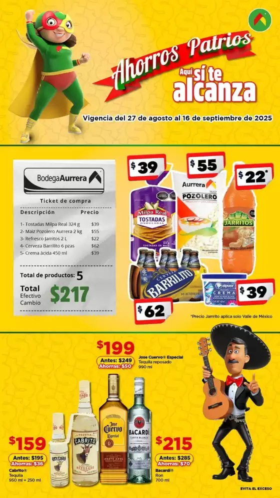 Catálogo Bodega Aurrera en San Salvador Tizatlali | Nuevas ofertas para descubrir | 2025-08-27T00:00:00.000Z - 2025-09-16T00:00:00.000Z
