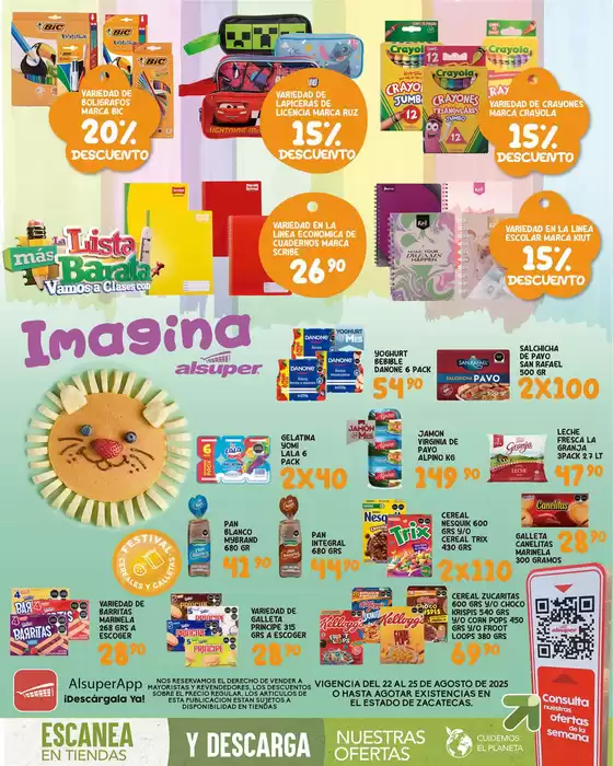 Catálogo Alsuper en Victoria de Durango | Alsuper ZACATECAS | 2025-08-22T00:00:00.000Z - 2025-08-25T00:00:00.000Z