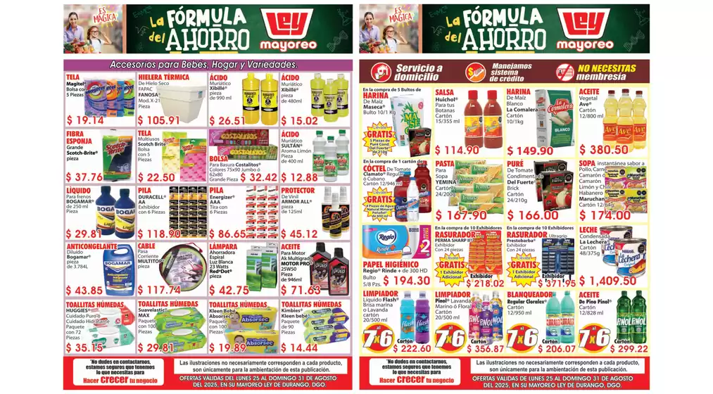 Catálogo Casa Ley en Ciudad de México | Ofertas Mayoreo Casa Ley | 2025-08-25T00:00:00.000Z - 2025-08-31T00:00:00.000Z