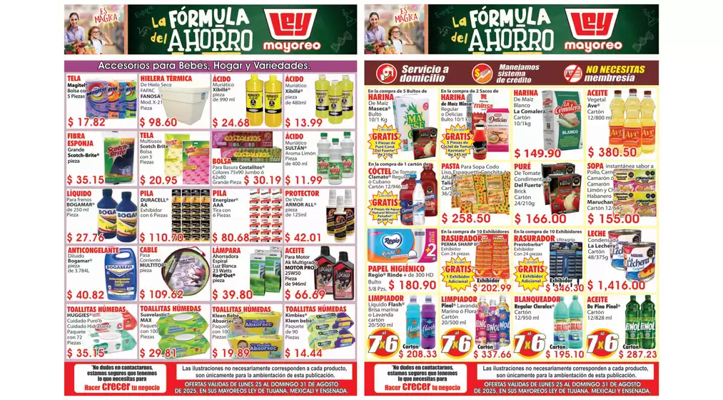 Catálogo Casa Ley en Ciudad de México | Ofertas principales para ahorradores | 2025-08-25T00:00:00.000Z - 2025-08-31T00:00:00.000Z