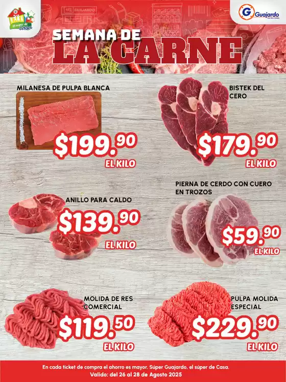 Catálogo Guajardo en Gustavo A Madero | Ofertas Guajardo | 2025-08-26T00:00:00.000Z - 2025-08-28T00:00:00.000Z