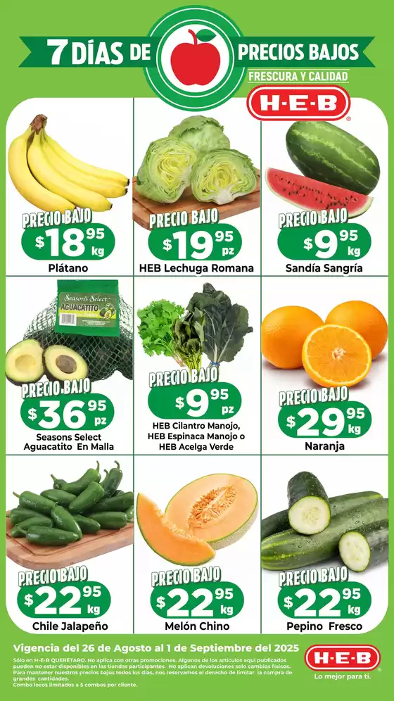 Catálogo HEB en Gustavo A Madero | Nuestras mejores ofertas para ti | 2025-08-26T00:00:00.000Z - 2025-09-01T00:00:00.000Z