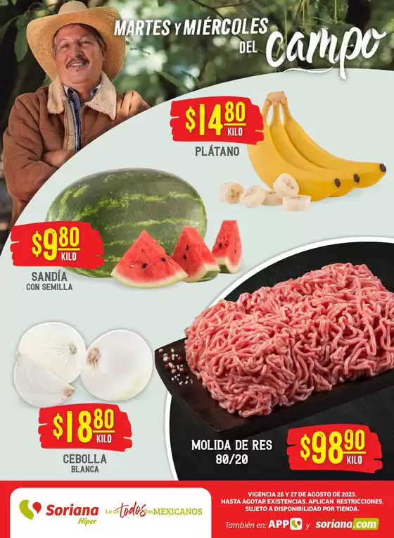 Catálogo Soriana Híper en Chihuahua | Excelente oferta para todos los clientes | 2025-08-26T00:00:00.000Z - 2025-08-27T00:00:00.000Z
