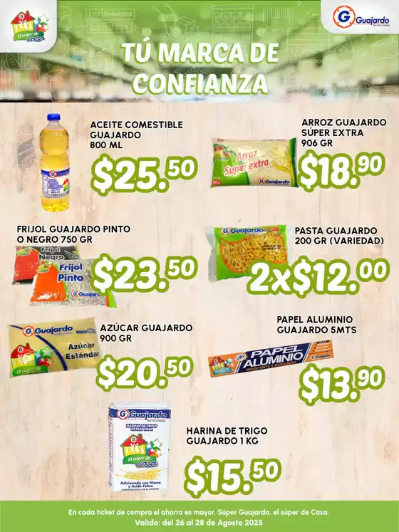 Catálogo Guajardo en Zapopan | Ofertas exclusivas para nuestros clientes | 2025-08-26T00:00:00.000Z - 2025-08-28T00:00:00.000Z