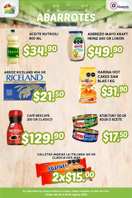 Catálogo Guajardo en Zapopan | Descuentos y promociones | 2025-08-26T00:00:00.000Z - 2025-08-28T00:00:00.000Z