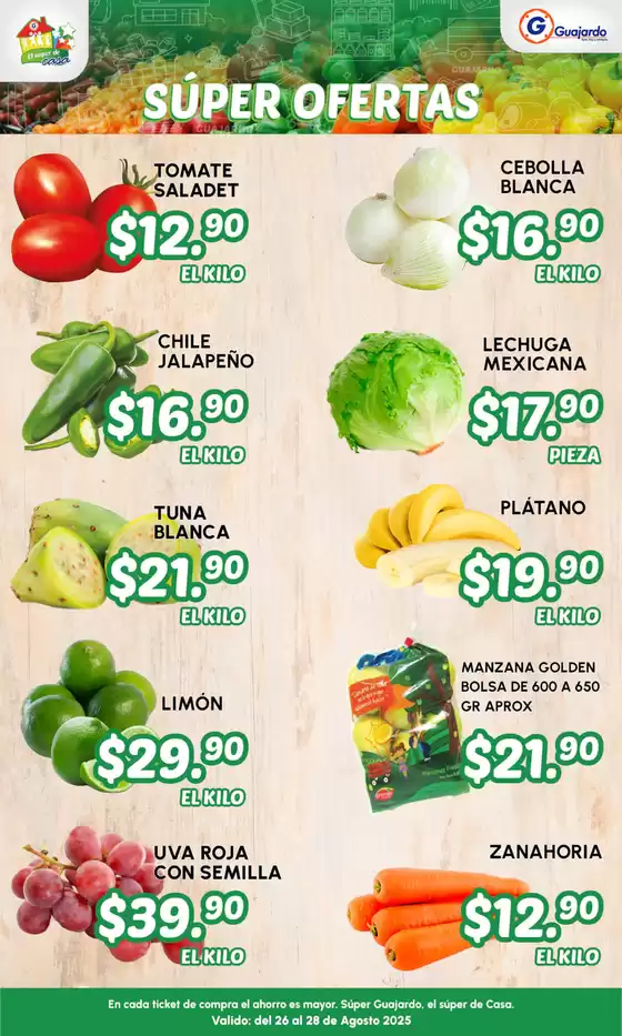 Catálogo Guajardo en Zamora de Hidalgo | Ofertas y gangas exclusivas | 2025-08-26T00:00:00.000Z - 2025-08-28T00:00:00.000Z