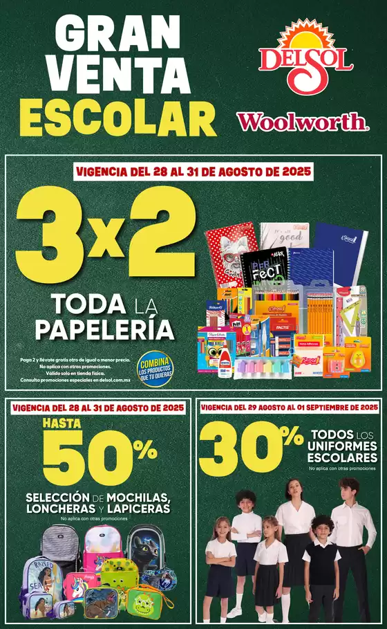 Catálogo Del Sol en Santiago de Querétaro | Venta Especial Escolar - Gran Venta Escolar 2025 | 2025-08-28T00:00:00.000Z - 2025-09-01T00:00:00.000Z