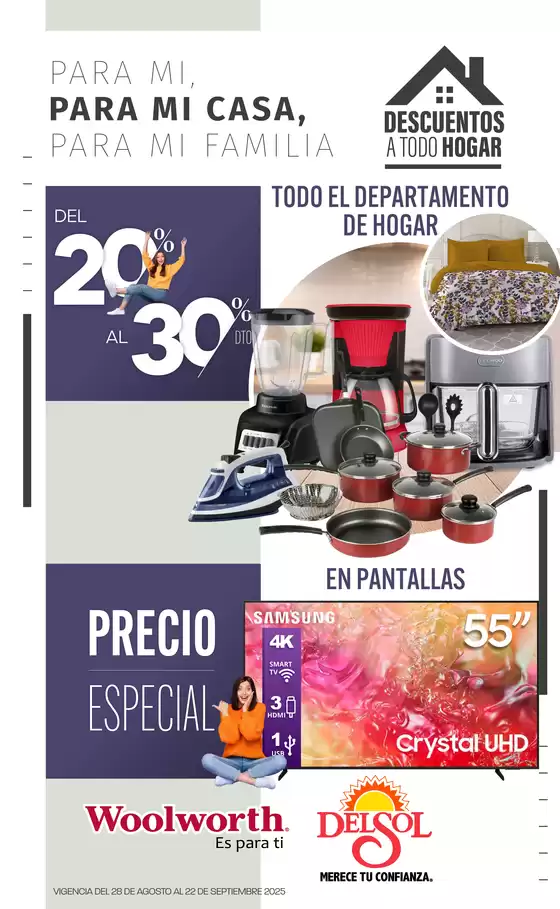 Catálogo Woolworth en Santiago de Querétaro | Para mí, para mi casa, para mi familia - Hogar 2 2025 | 2025-08-28T00:00:00.000Z - 2025-09-22T00:00:00.000Z